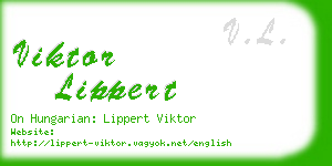 viktor lippert business card